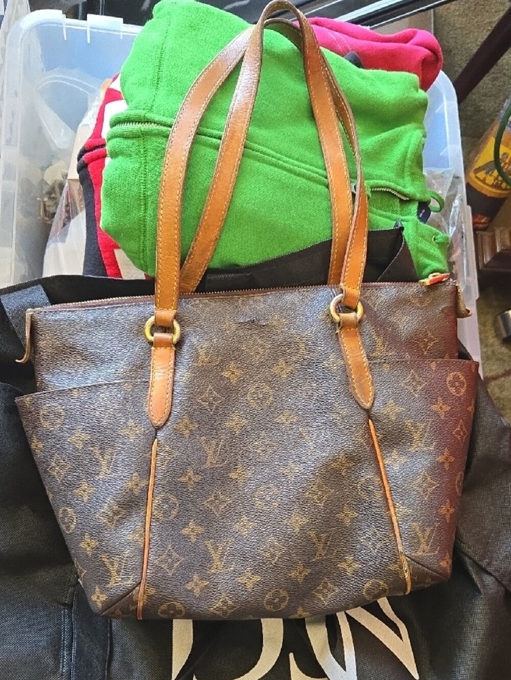 Louis Vuitton Monogram Totally Canvas Brown Tote Bag - Picture 3 of 15